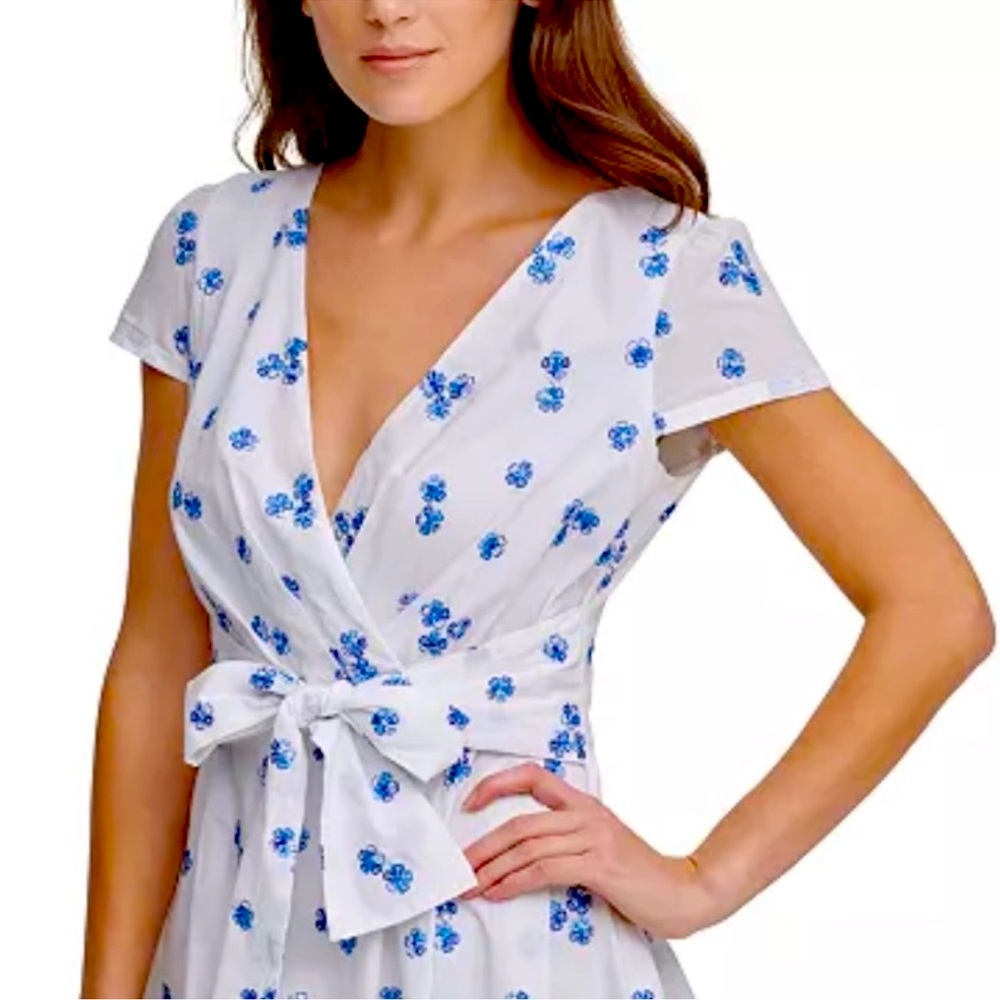 DKNY Floral Fit & Flare Dress